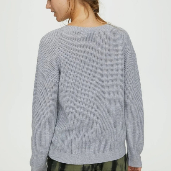 Aritzia Wilfred Free Isabelli sweater grey XS - Picture 3 of 10